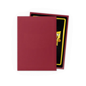 100 Matte Dragon Shield Sleeves: Blood Red