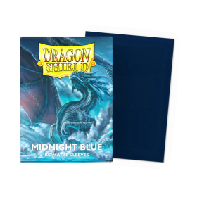 100 Matte Dragon Shield Sleeves: Midnight Blue