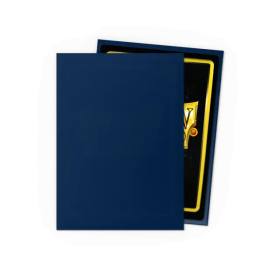 100 Matte Dragon Shield Sleeves: Midnight Blue