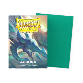 100 Matte Dragon Shield Sleeves: Aurora