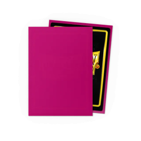 100 Matte Dragon Shield Sleeves: Magenta