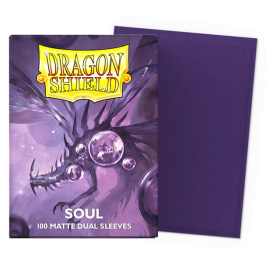 100 Dual Matte Dragon Shield Sleeves: Soul