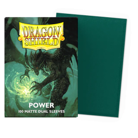 100 Dual Matte Dragon Shield Sleeves: Power