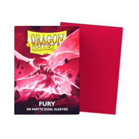 100 Dual Matte Dragon Shield Sleeves: Fury