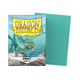 100 Matte Dragon Shield Sleeves: Mint