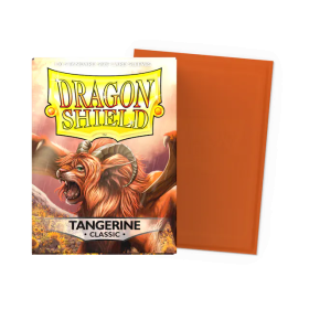 100 Classic Dragon Shield Sleeves: Tangerine