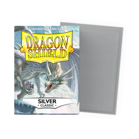 100 Classic Dragon Shield Sleeves: Silver