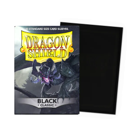 100 Classic Dragon Shield Sleeves: Black