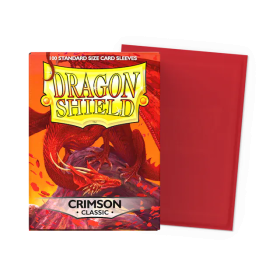 100 Classic Dragon Shield Sleeves: Crimson
