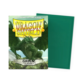 100 Classic Dragon Shield Sleeves: Green